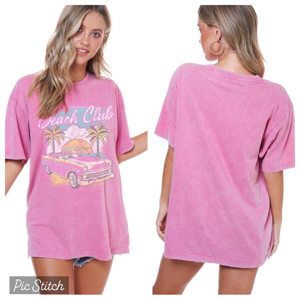 Beach Club Vintage Tee
